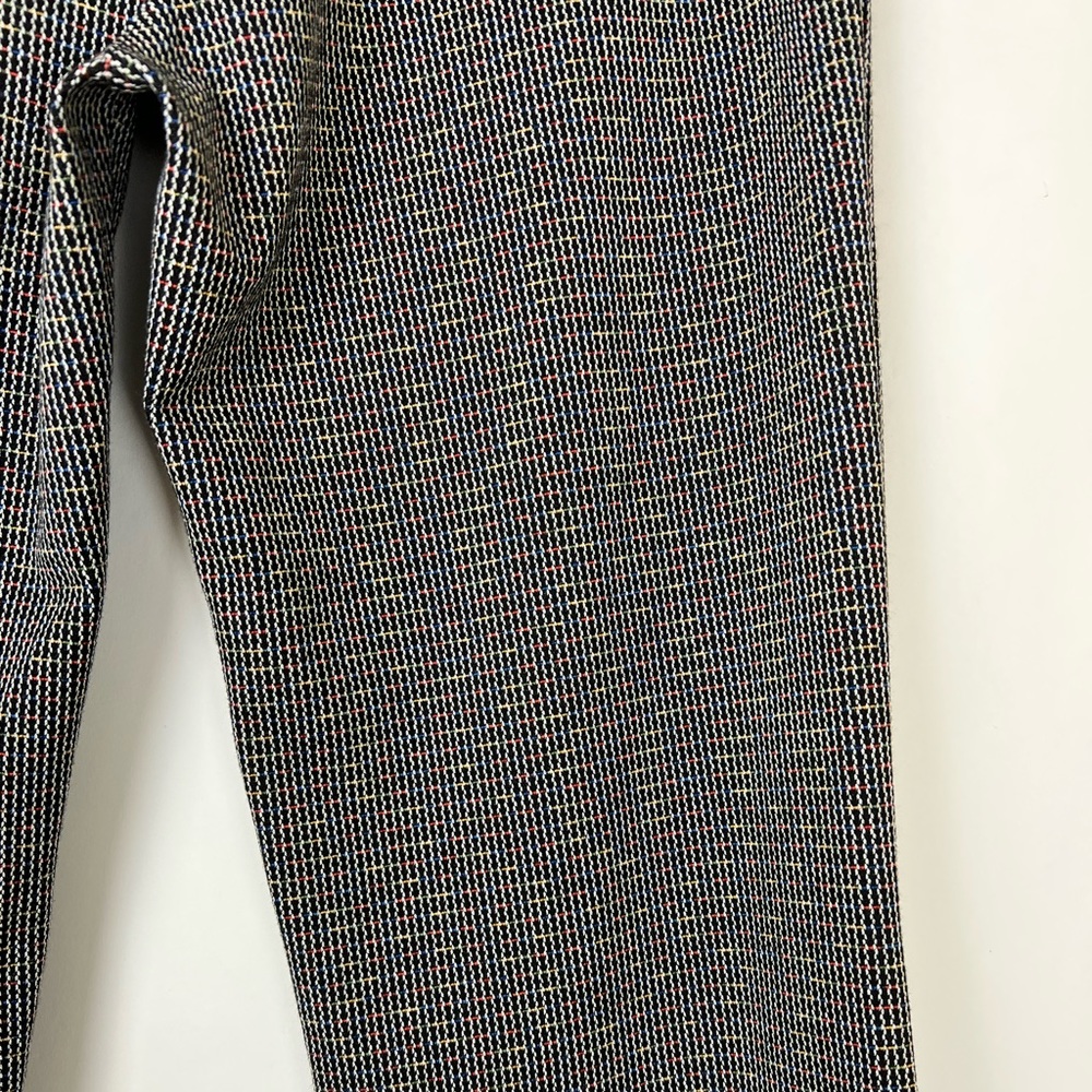 BETABRAND black tweed print yoga work pants SP - Picture 6 of 10